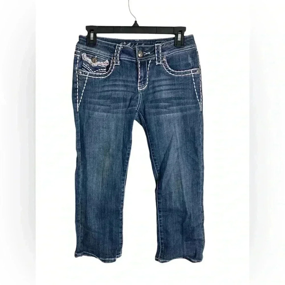 L.A.idol jeans USA capris size 7 - Picture 1 of 8